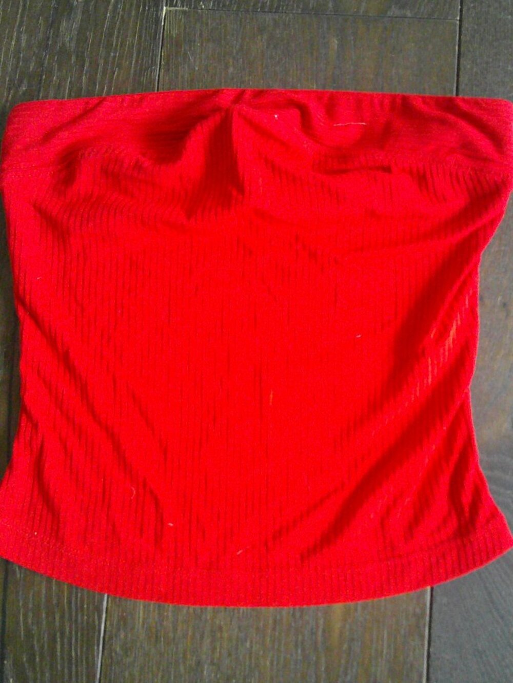NWT Intimately By Free People Red Strapless Top